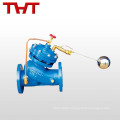 remote hydraulic flow control ball float valve